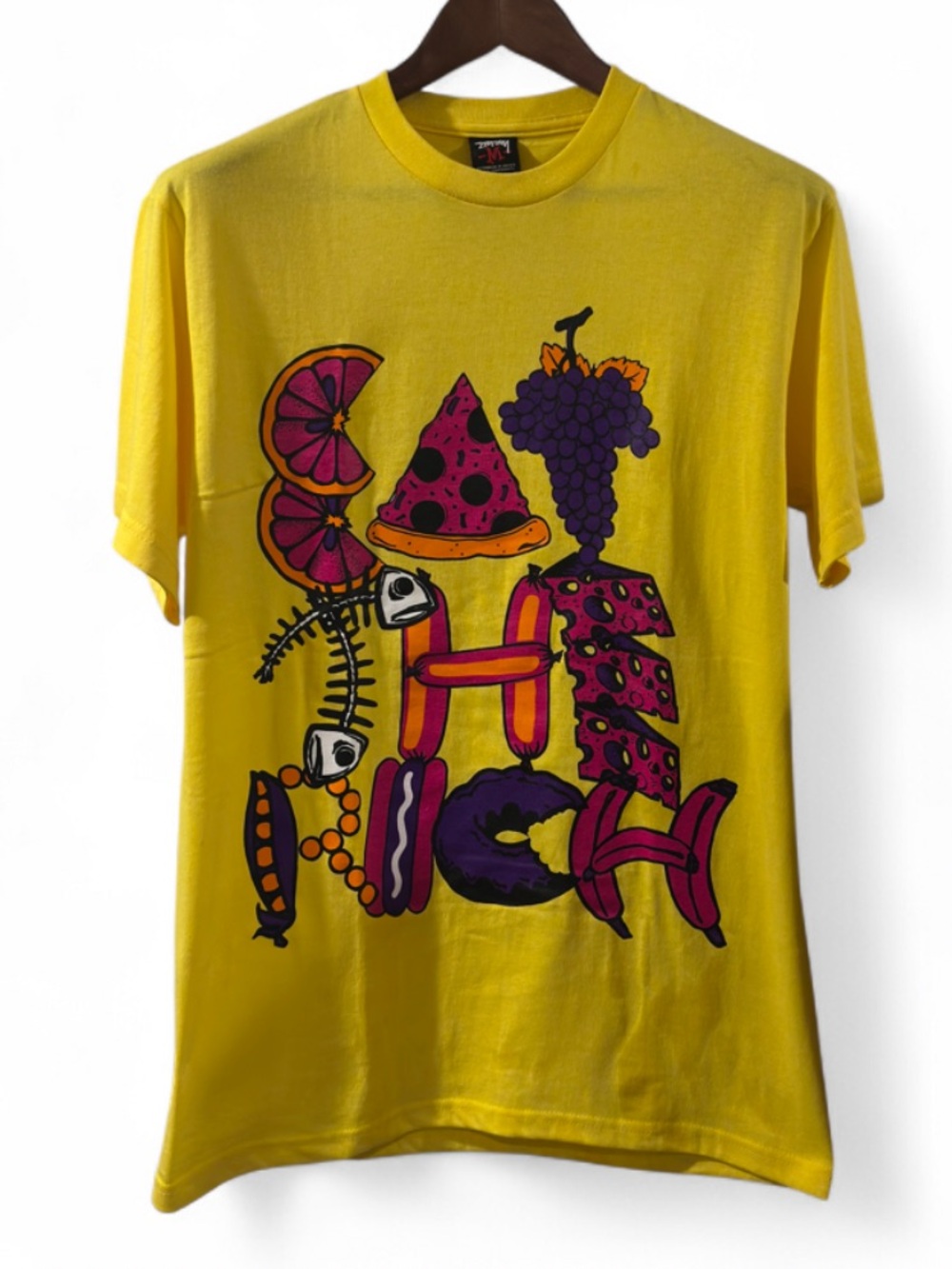 VTG Stüssy x Eric Elms Archive ‘Eat the Rich’ Graphic T-shirt Size Men’s Medium